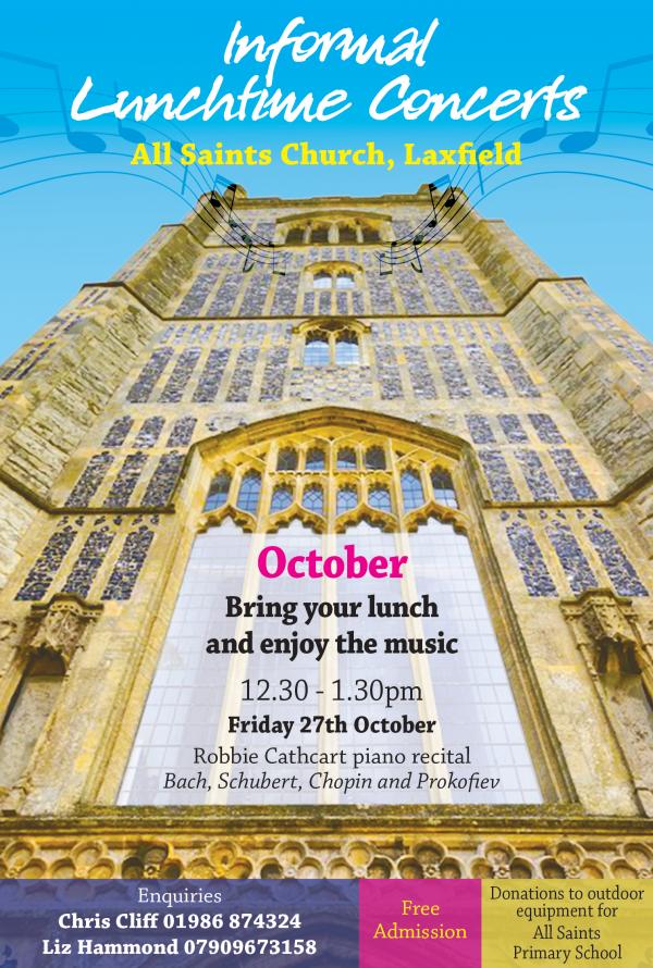 Laxfield Church Lunchtime concerts October 2023